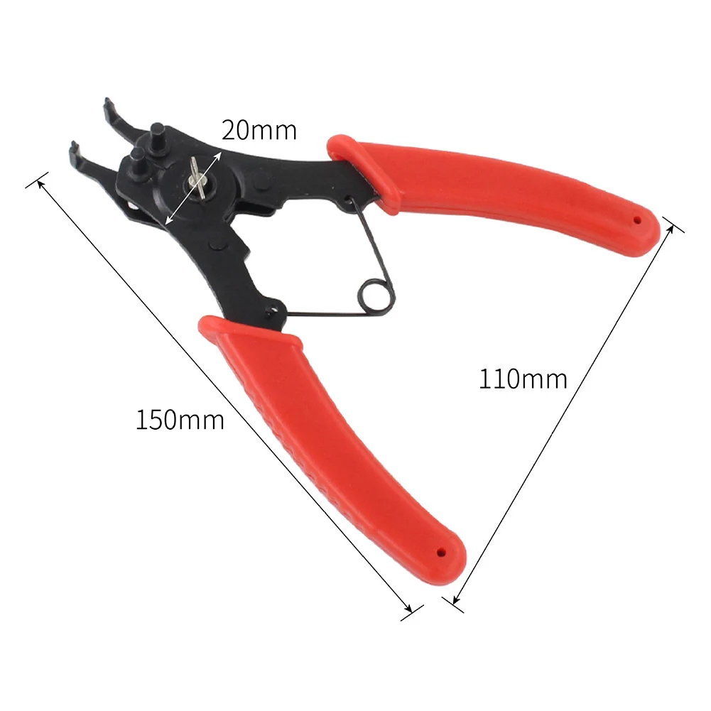 Combination Retaining Clip Pliers Circlip Tough Easily Carrying Snap Ring Pliers Set Multifunctional Lightweight Tools