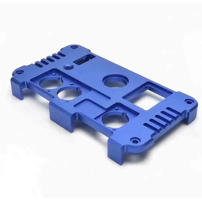 

Customized Blue Bracket Aluminum Parts Cnc Milling Processing Service Rapid Prototyping Manufacturing