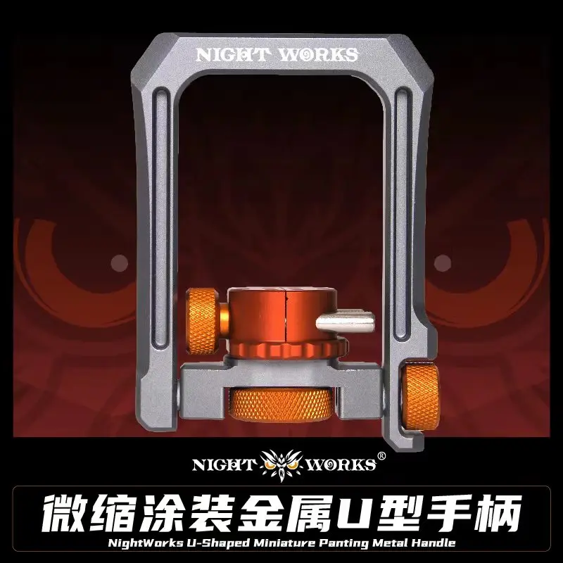 

U-shaped Handle Painting Coloring Model Miniature Metal Coloring Painting DIY Creation