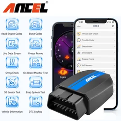 ANCEL BD300 OBD2 Scanner Bluetooth OBD 2 Code Reader ABS SRS D-P-F TPMS Car Engine Diagnostic Scan Tool OBD2 Code Reader For BMW