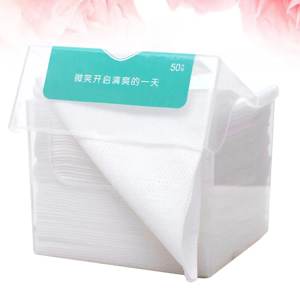1Set Thick Cotton Facial Tissue Disposable Soft Makeup Remover Towel Portable Travel Hiking Camping -Friendly Facial