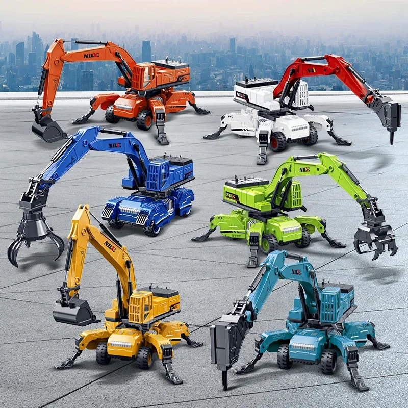 

Bulldozer Truck Excavator Construction Engineering Vehicle Toys for Boys Kids Educational Model Car Toys Transformable Vehicle