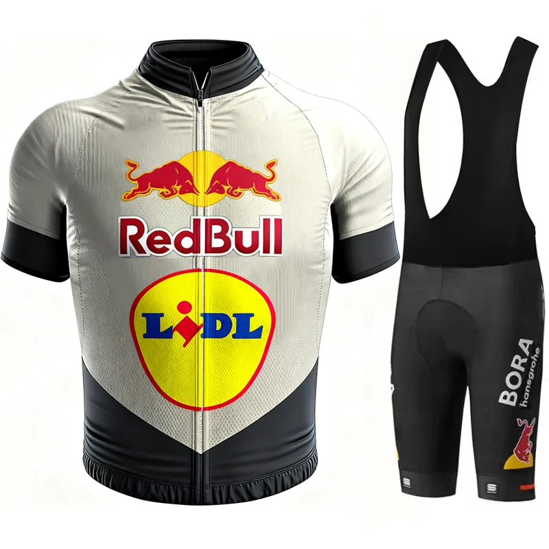 

Sets to Dress Red Bull Men's Cycling Suit Clothing 2026 Set Outfit 2026 Pants Gel Bike Clothes Bib Shorts Bicycle Man Mtb Bikes