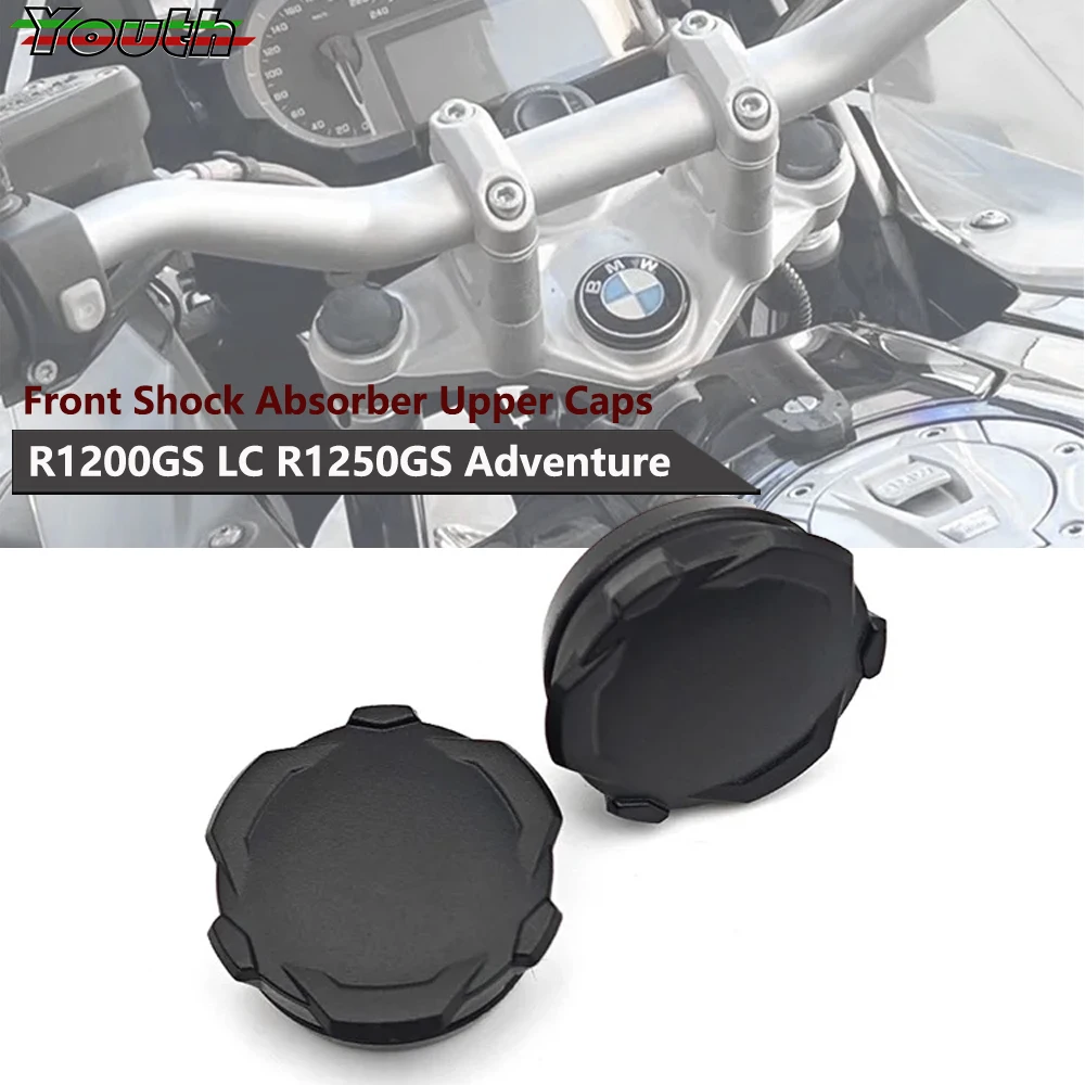 

R1250GS R1200GS Motorcycle Front Shock Absorber Upper Waterproof Decorative Cover Caps For BMW R 1200 GS LC R1250 GS R 1250GS