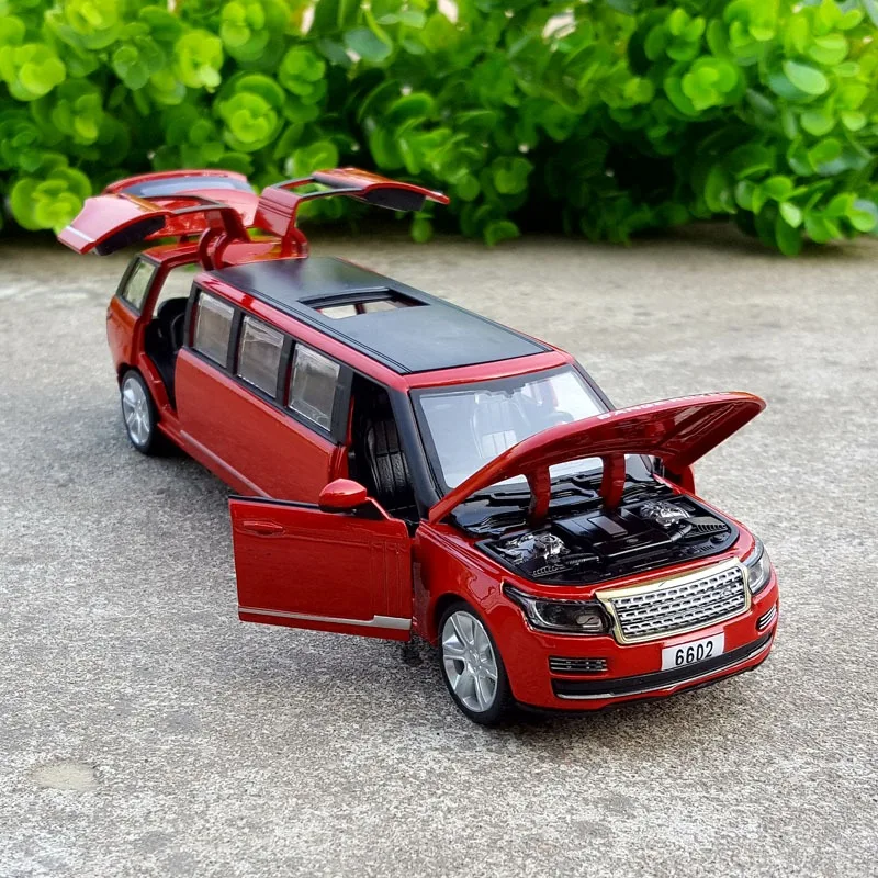 Verlengd 1:32 Diecast Automodel Speelgoed Stretch Limousine Met Terugtrekgeluid Voor Kinderen Speelgoed