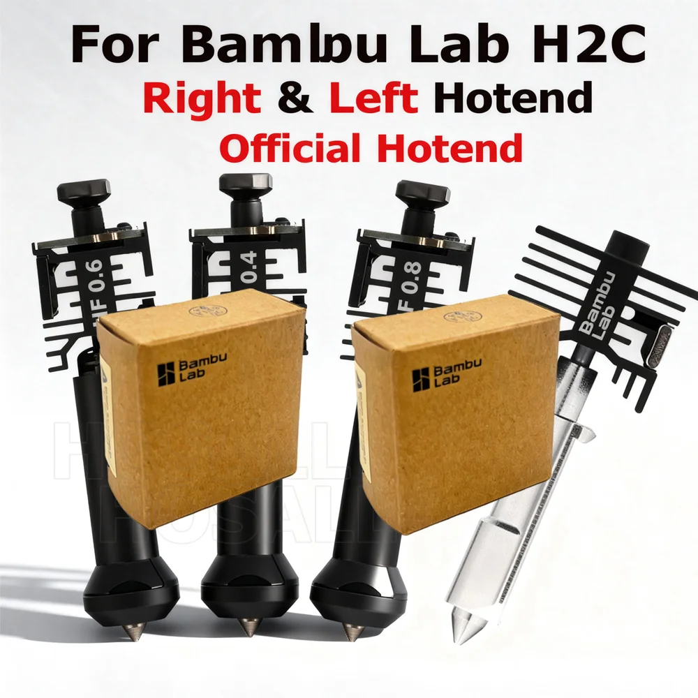 OEM Hotend For Bambu Lab H2C Induction Hotend Standard Flow H2C Hot end Fast Heating Hotend For Bambu lab Vortek h2c Nozzle