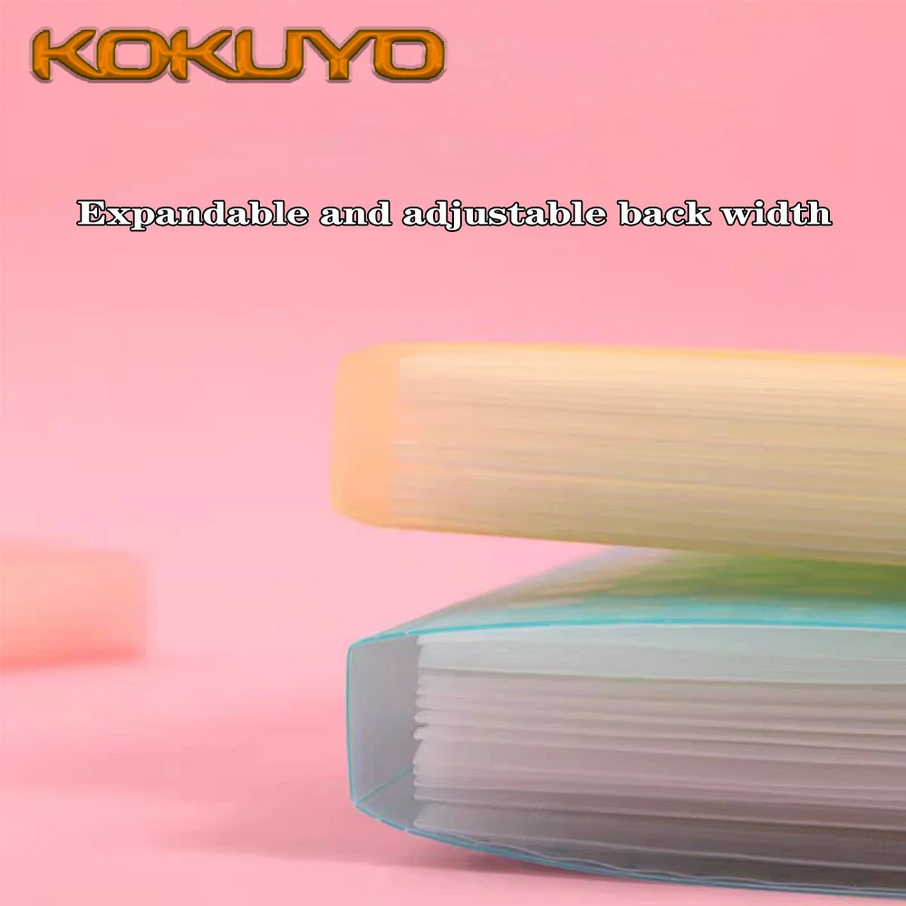 1PC New Japan KOKUYO Portable Multifunctional Folder Expanding Folders WSG-DFC130 A4 Back To School Kawaii Stationery