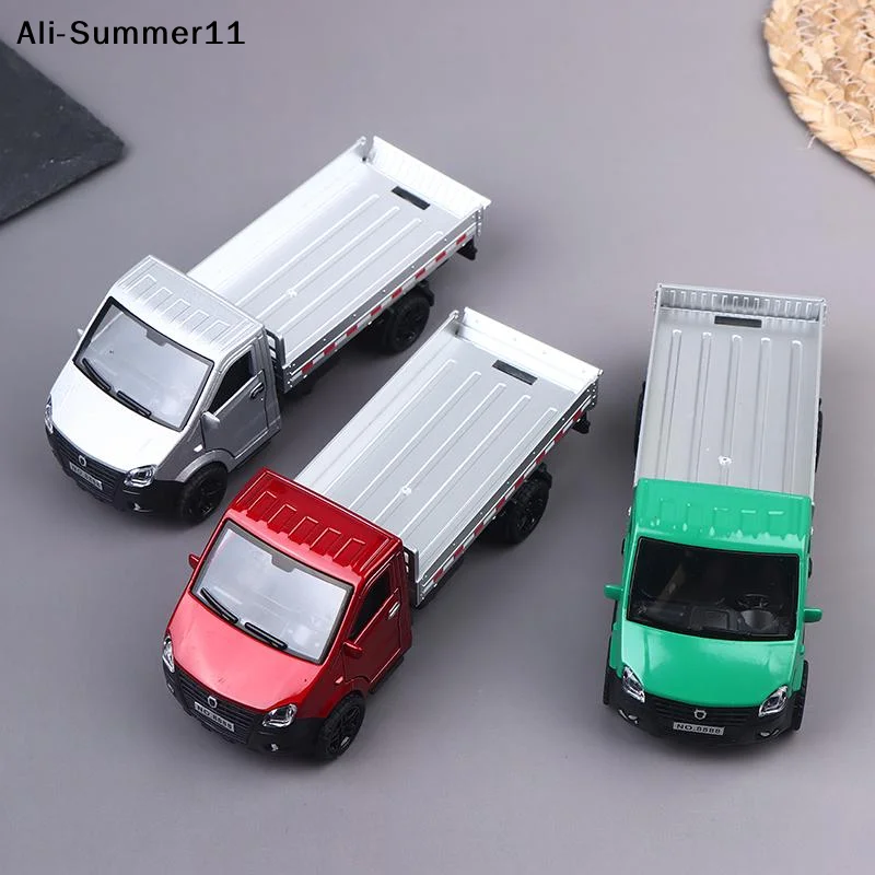

【Wq0】1/36 Alloy Pullback Three-door Truck, Stylish Design, Can Carry Cargo Boy's Toy Die-cast Metal Kids Toy Transport Truck