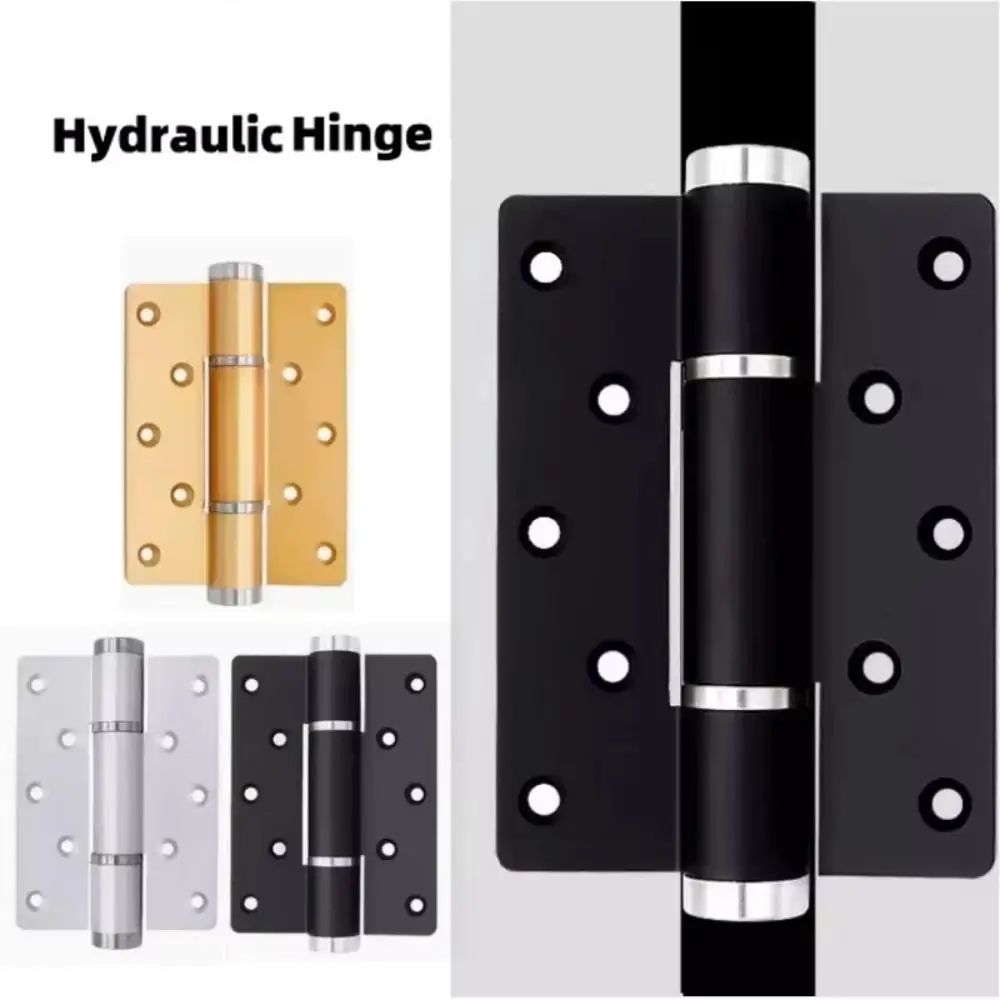 

Silent Close Hydraulic Adjustable Hinge Invisible Mounting Adjustable Automatic Door Closing Device Strong Bearing Capacity