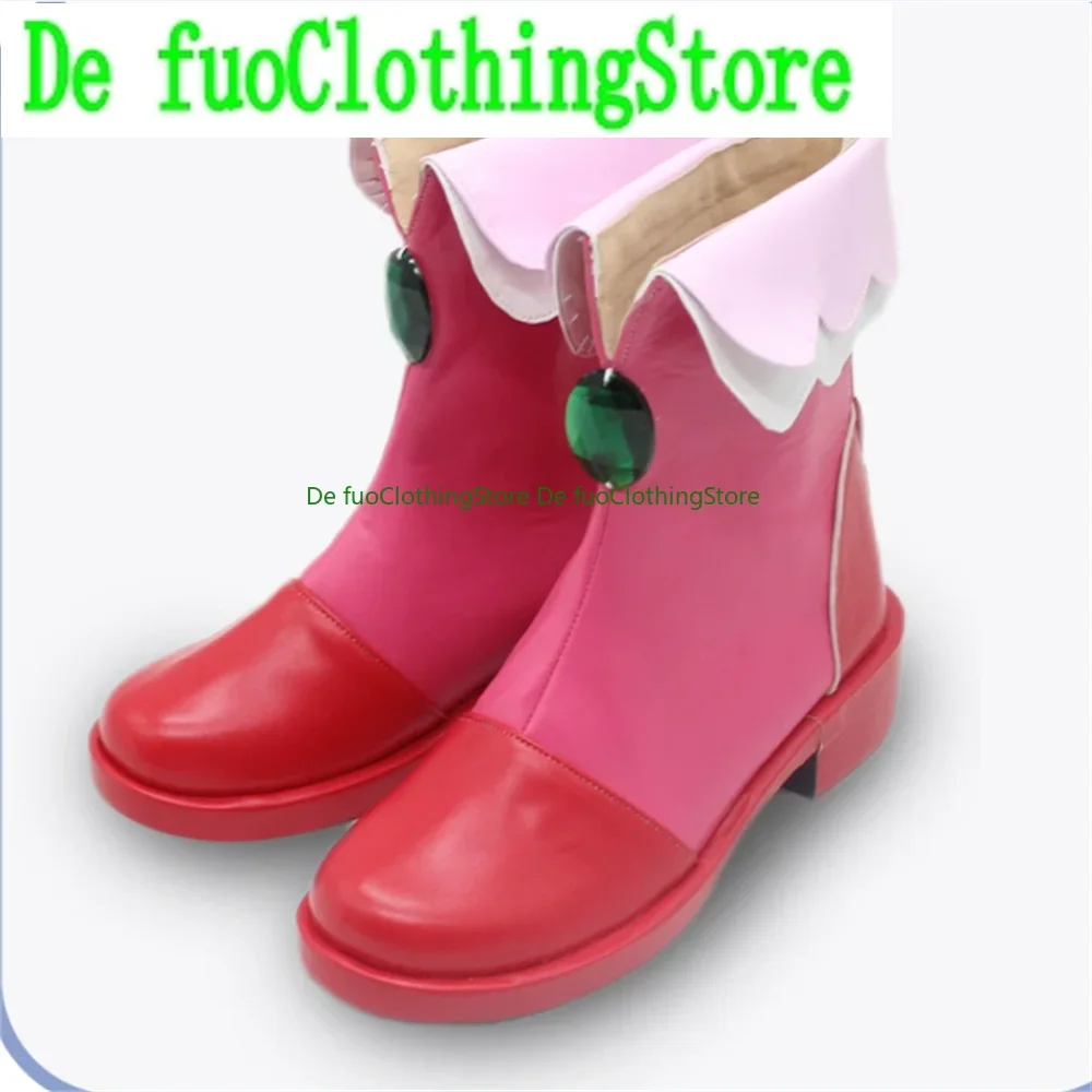 Fain jumeaux princesses du pays des merveilles planète Cosplay chaussures bottes jeu Anime Halloween DefuoClothing magasin de chaussures