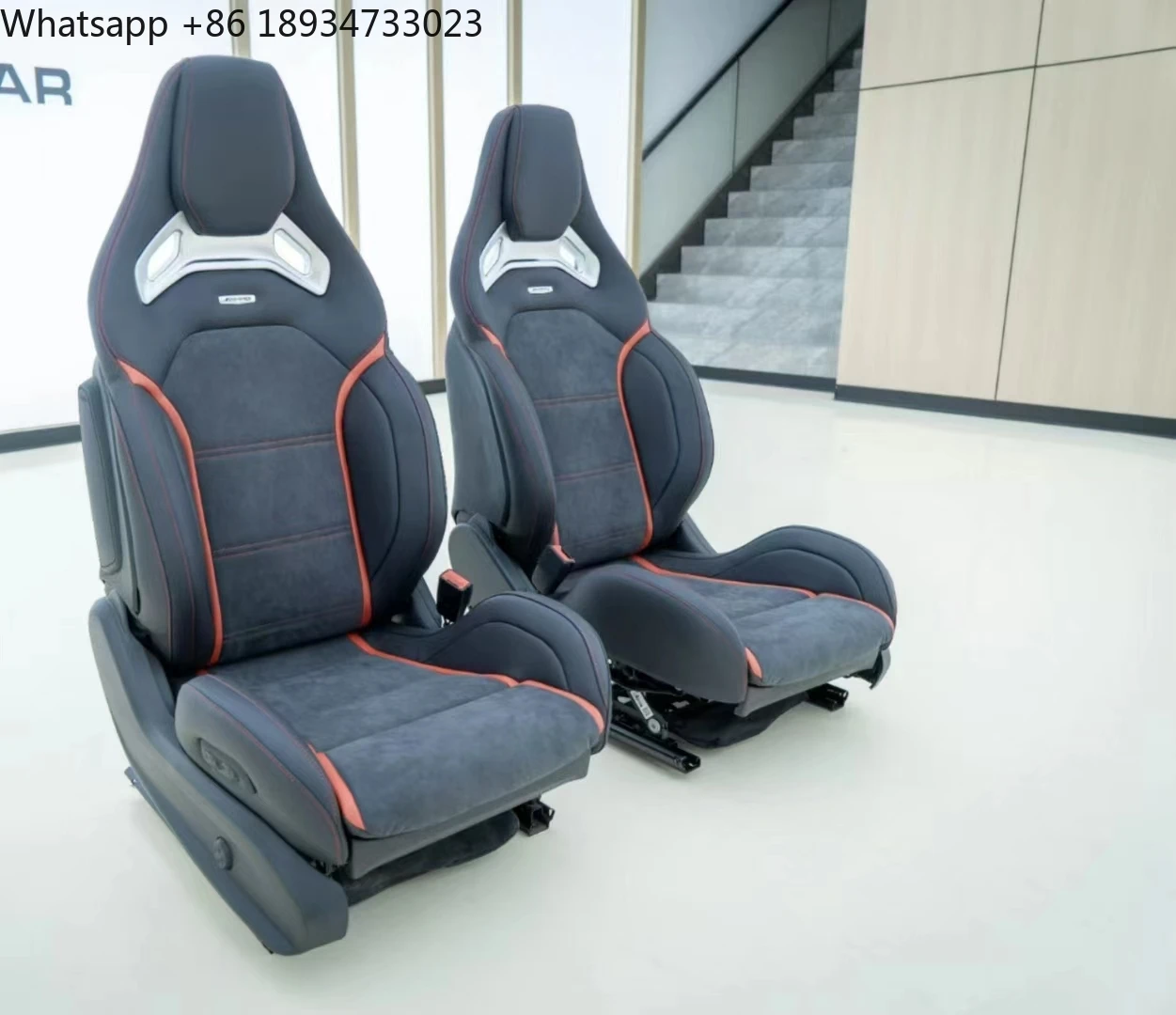 Modified Velvet Racing Bucket Front Seats for Mercedes-benz W238 E Coupe 2016AMG Gt 2011-2015SLS Premium Car Seats