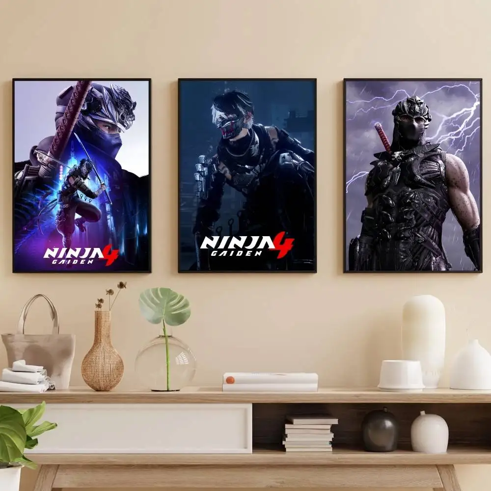 

N-Ninja Gaiden 4 Poster Self-adhesive Art Waterproof Paper Sticker Coffee House Bar Room