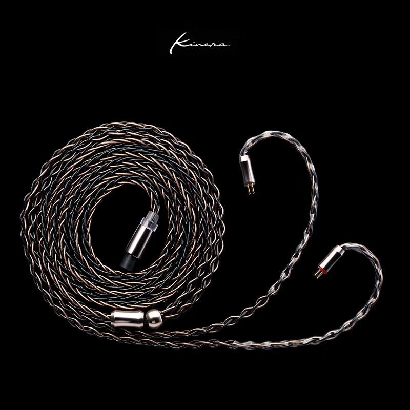 

Kinera OFC+Alloy Copper 5N Silver Plated 8 Core Earphone Upgrade Cable Leyding IEM Wire 2.5/3.5/4.4mm Headphone Cable 2pin/MMCX