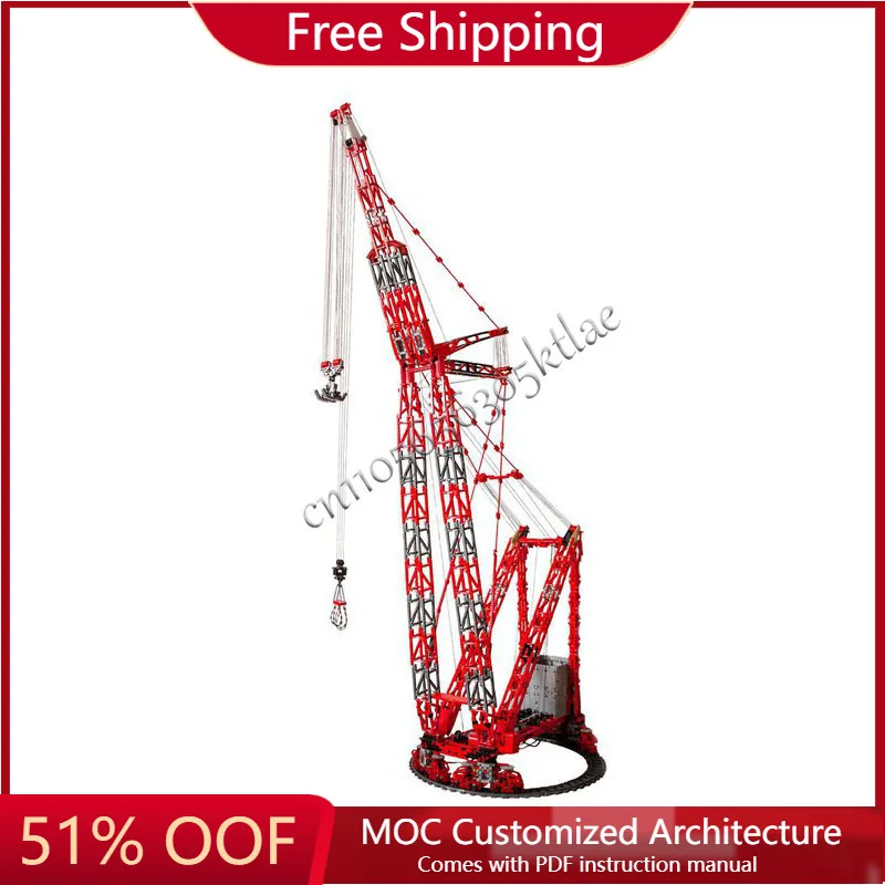 

New 4933 PCS Famous Large Ring Lifting equipment Building Blocks Model Assembly Display Toy Surprise Birthday Gifts For Children