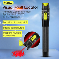COMPTYCO 50MW Visual Fault Locator Fiber Optic Cable Tester 5-50km (Optional)Range VFL