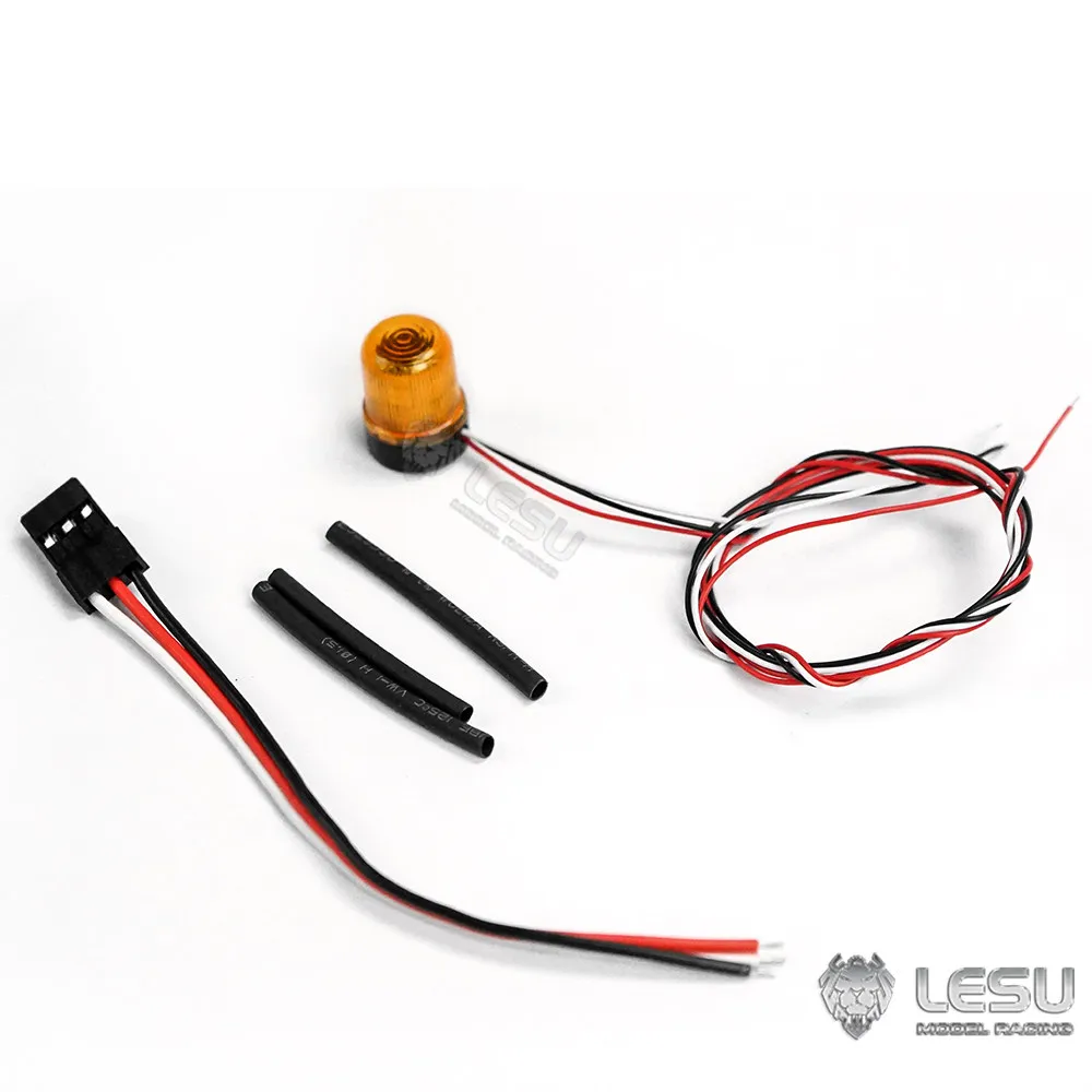 LESU RC 1/14 truck model toy rotating light S-1302 ceiling light Truck DIY Upgrade Accessory Toy