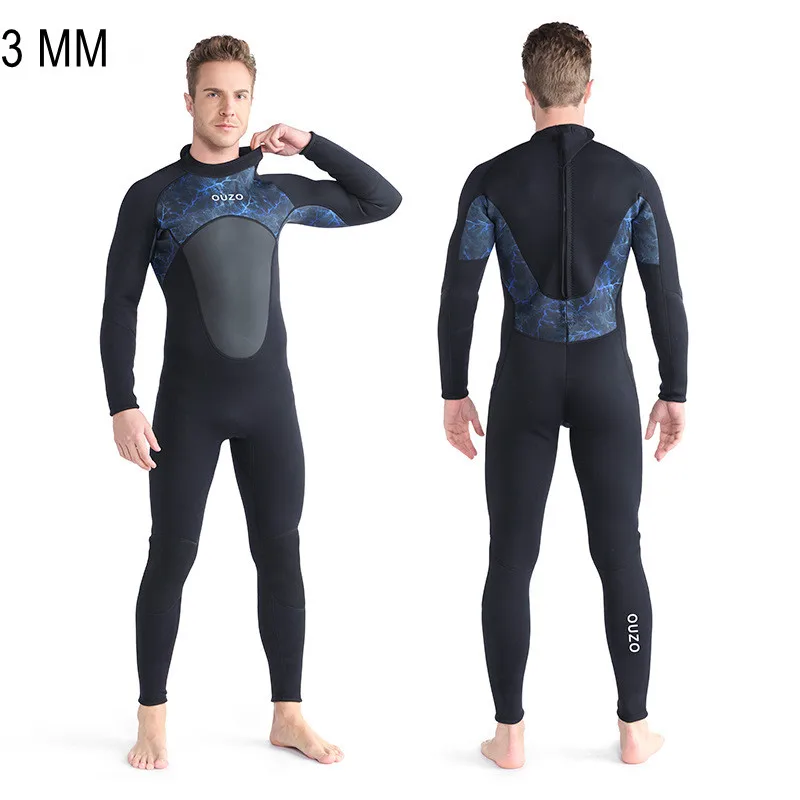 3MM Neoprene Scuba Men Underwater Hunting Diving Suit Keep Warm Surf Spearfishing Snorkeling Kayaking WetSuit Swim Beach Clothes