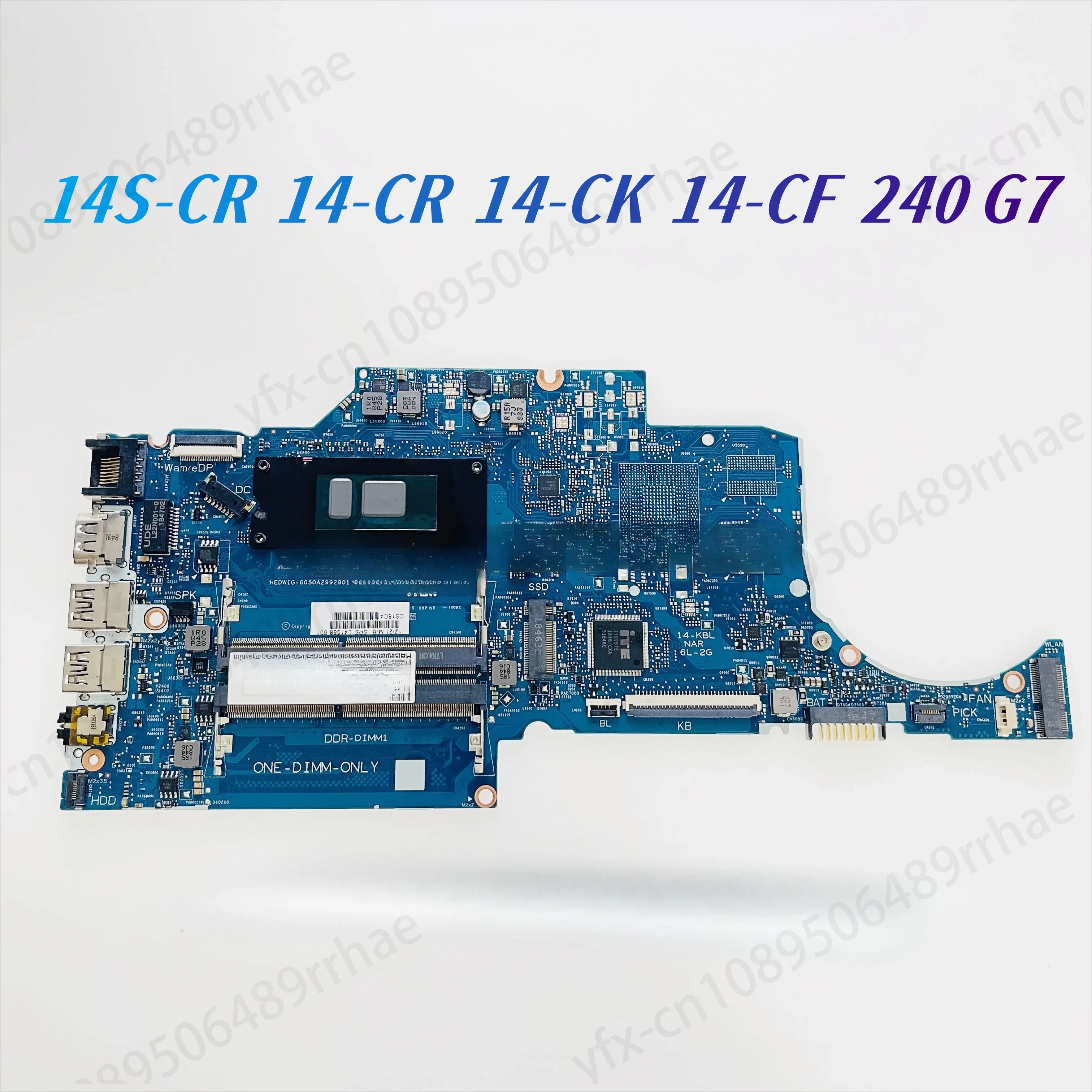 

6050A2977601 6050A2992901 L41568-601 For 14S-CF 14-CK 14-CF 14S-CR 14-CR 240 G7 Laptop Motherboard With i3 i5 i7 CPU