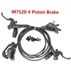 シマノ SLX M7100 2 ピストン M7120 4 ピストン油圧ディスクブレーキセットマウンテンバイク MTB ブレーキオリジナル自転車部品 3