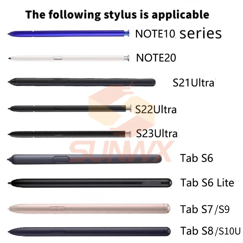 Pennino a matita sostituibile per Samsung Tablet S6 Lite S7 S9 Note10/20 S22U S24U Lega di titanio Touch Stylus S Punta della penna Resistente all'usura