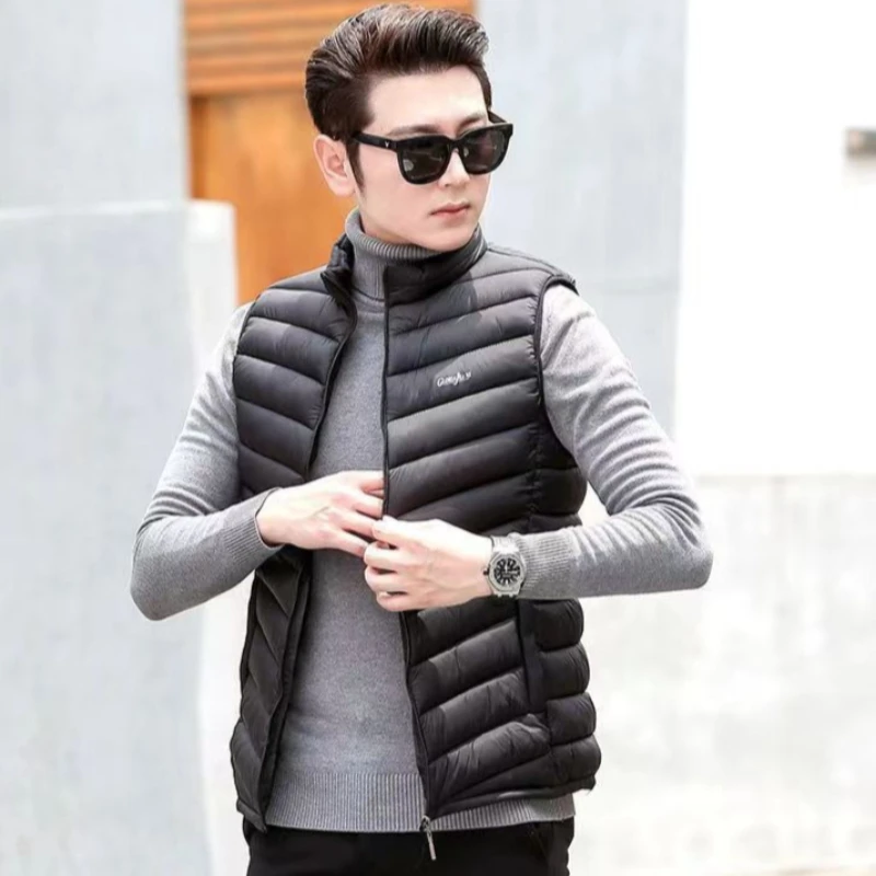 

2025 Men's Down Vest Precision Cut Slim Fit Thermal Layering Winter Jacket