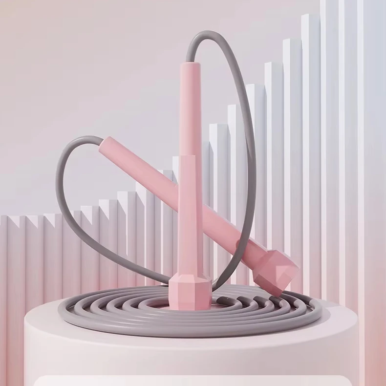 

Custom Logo Plastic Handles Skipping Rope Lightweight Speed Pvc Skipping Jumping Ropes for Fitness Training Workout