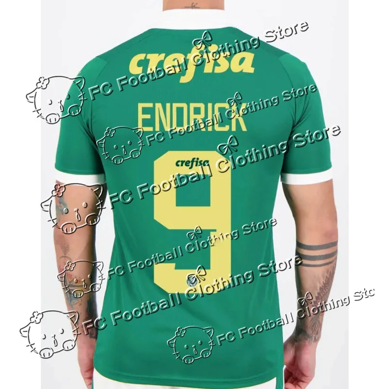 

Motorcycle Polo Shirt Palmeiras Home ENDRICK #9 Football Jersey - 2024 2025 Brazil Team Fan Quick Dry Comfort Jersey
