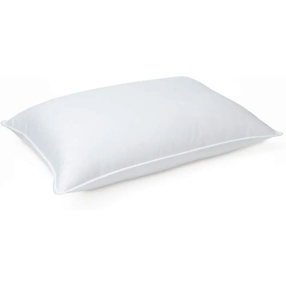 Premium White Goose Down Pillow - Ideal for Side Sleepers - Single Standard Size
