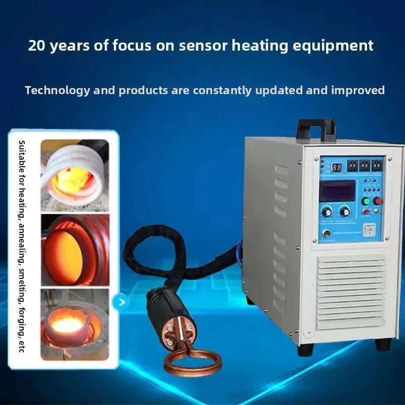 

Heating Machine Metal Hot Furnace Handheld High Frequency Induction Equipment Pipe Fittings Auto Parts