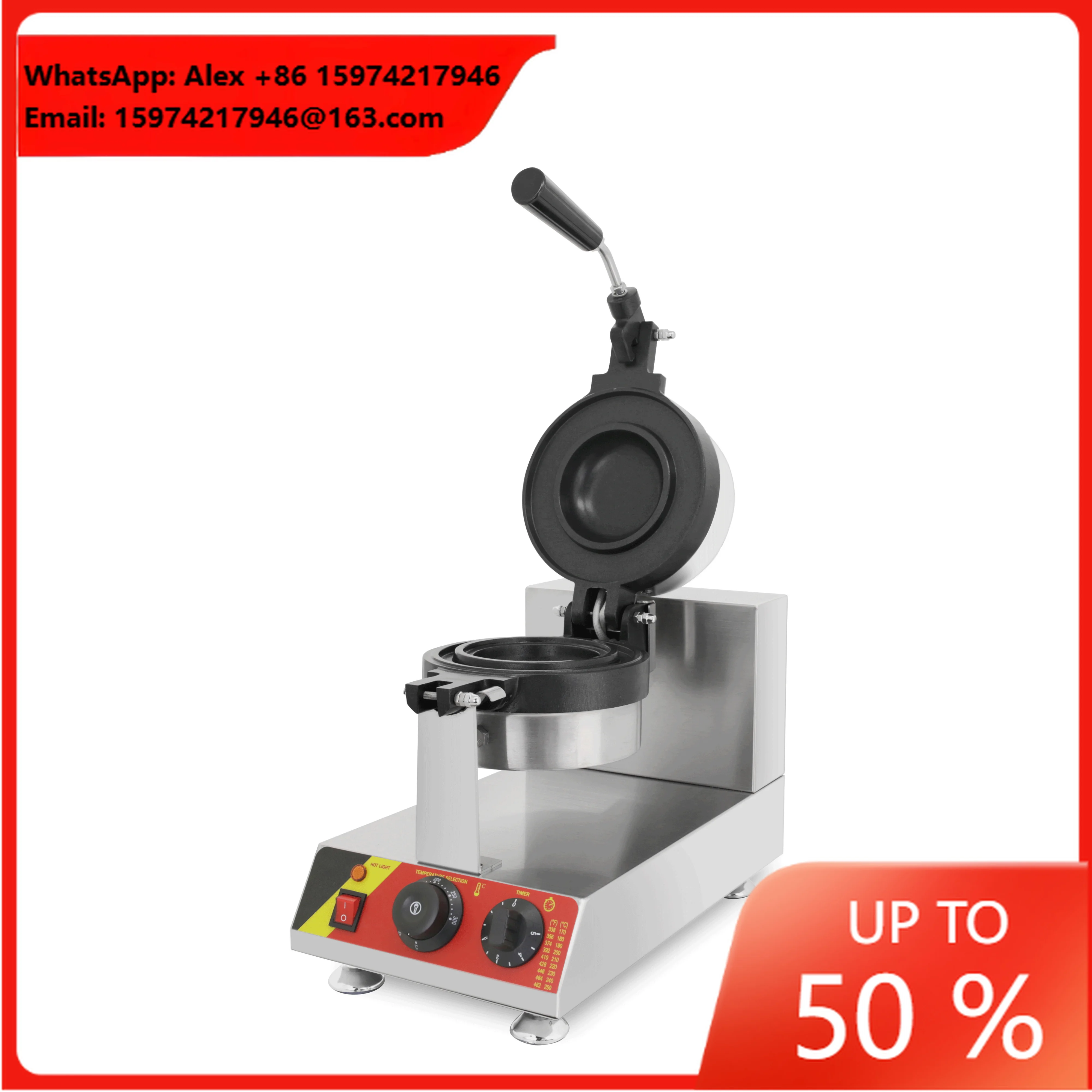 Commerical Electric Burger Bun Toaster Waffle Making Machine For Sale