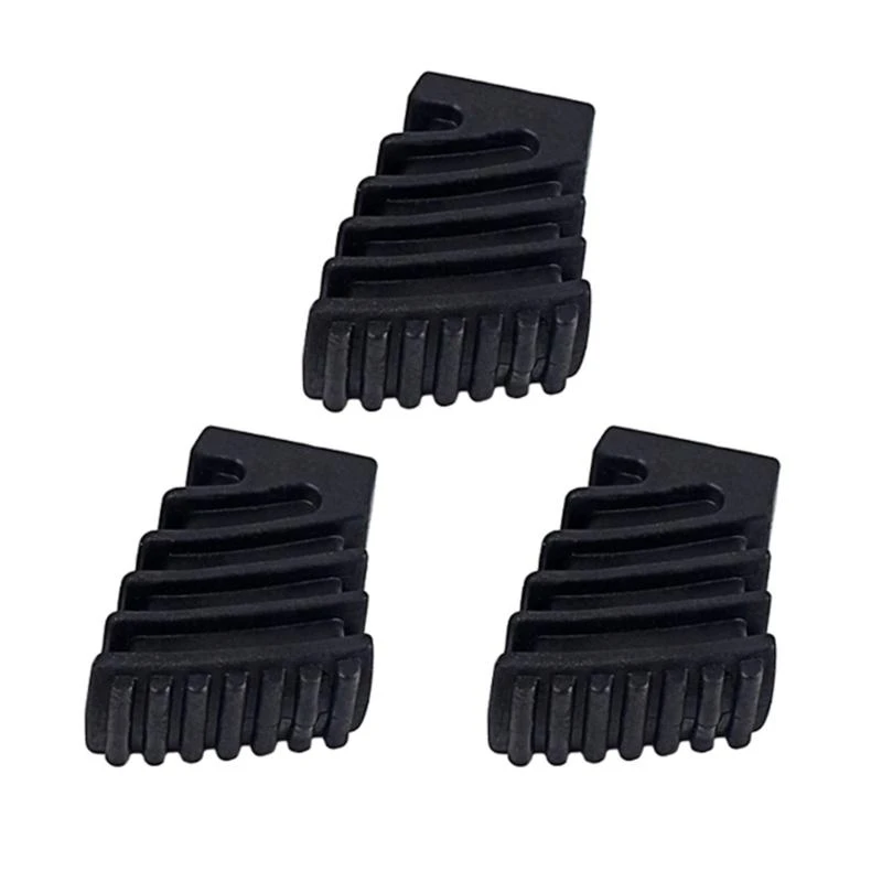 Q39E 3Pcs Drum Rubber Feet Drum Leg Protectors for Drum Hardware Cymbal Stand Rack