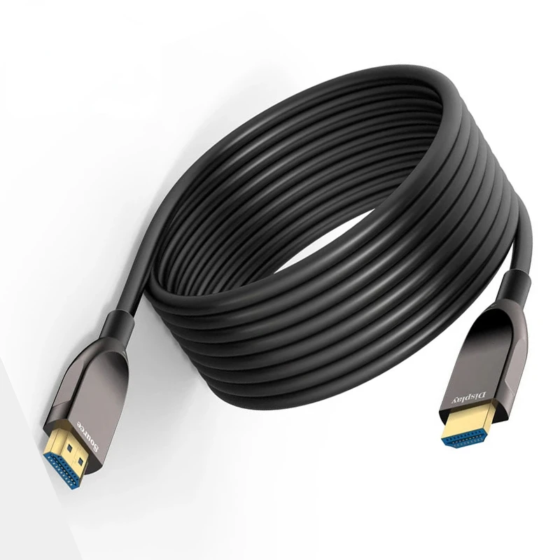 

4K 60Hz HDMI Optical Fiber Cable 18Gbps High Speed HDR AOC HDMI 2.0 Fiber Optic Cable 10m 20m 30m 50m for LCD HDTV PC Laptop PS5