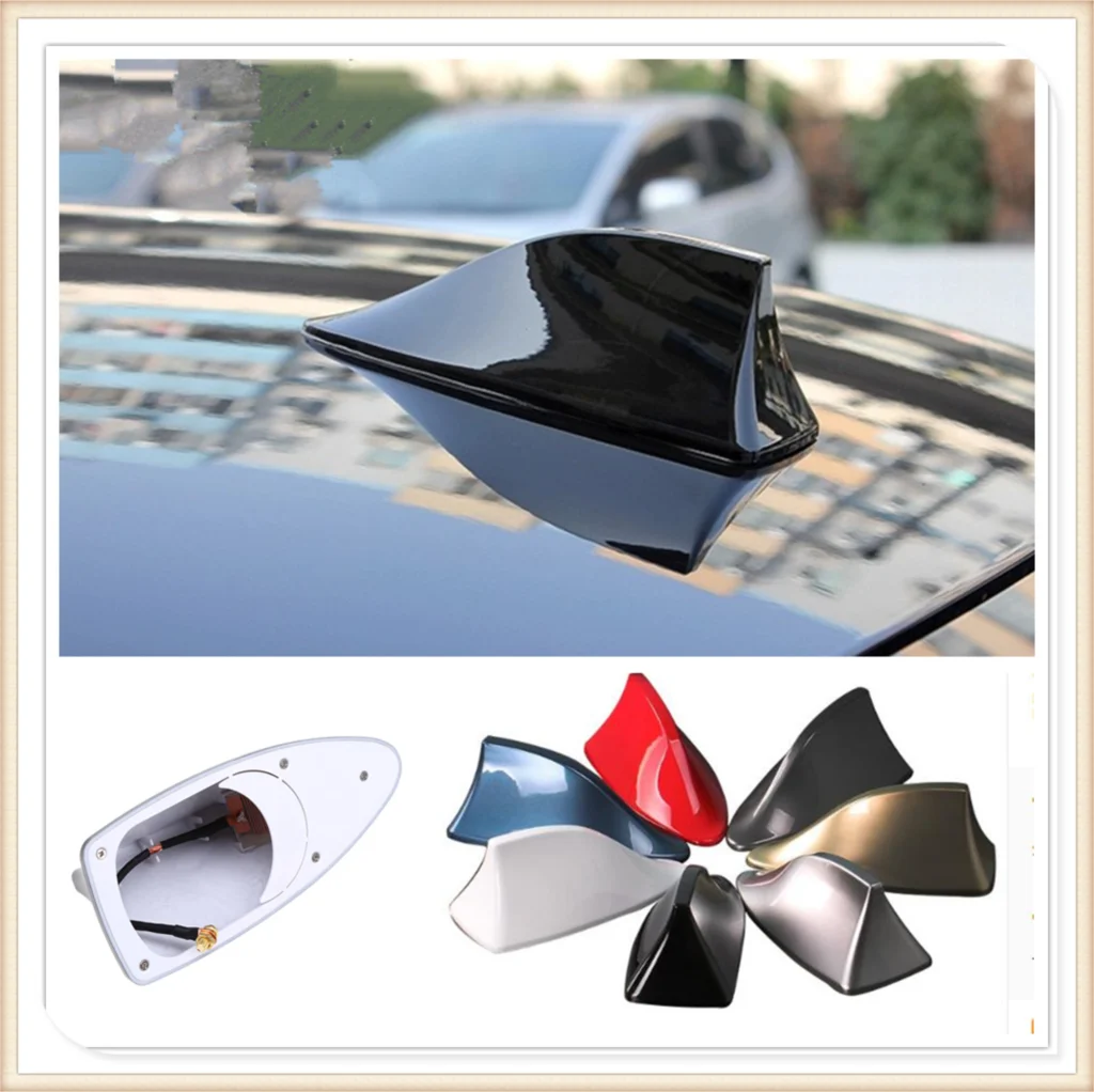 Car styling Shark Fin Antenna Auto Radio Signal Aerial Roof Antennas for Honda Everus Clarity Civic Accord Urban