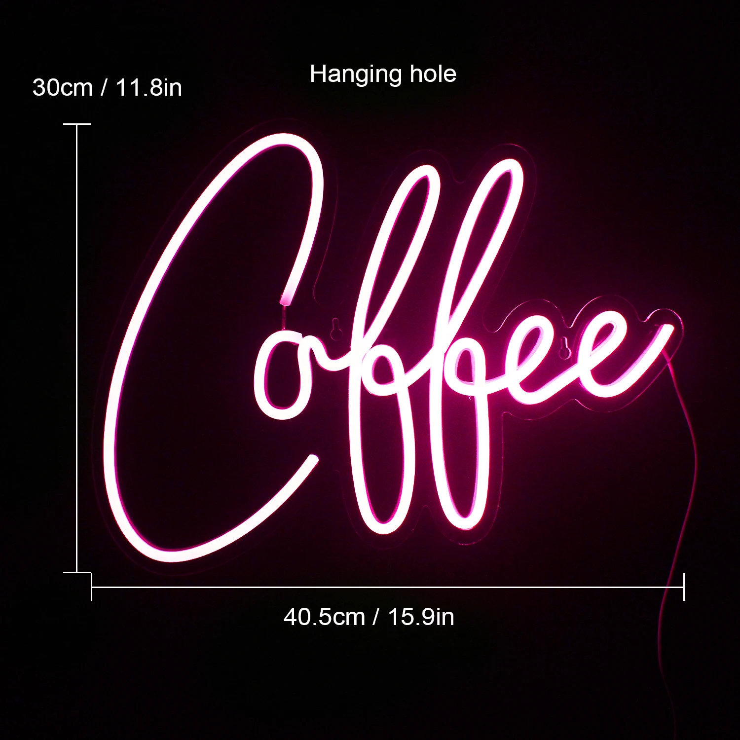 Pink Coffee Shop Neon Sign Led Acrylic Custom Light for Cafe Restaurant Hotel Bar Club Party Beautiful  Decorate Neon Light