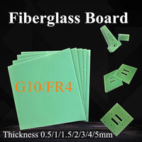 G10 FR4 Fiberglass Sheet Light-green Epoxy Plate 3240 Epoxy Resin Board FR-4 Glass Fibre 3D Printer 0.5/1/1.5/2/3/4/5mm thick