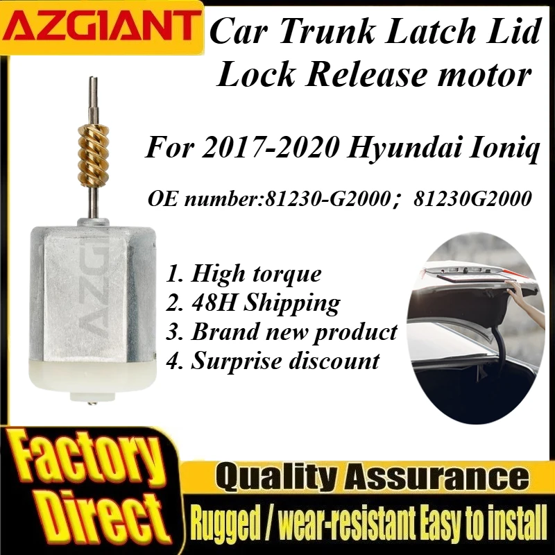 For 2017-2020 Hyundai Ioniq 1020613 310454 DC 12V Car Trunk Lock Actuator Latch Tailgate Trunk Liftgate Motor Auto Spare Parts