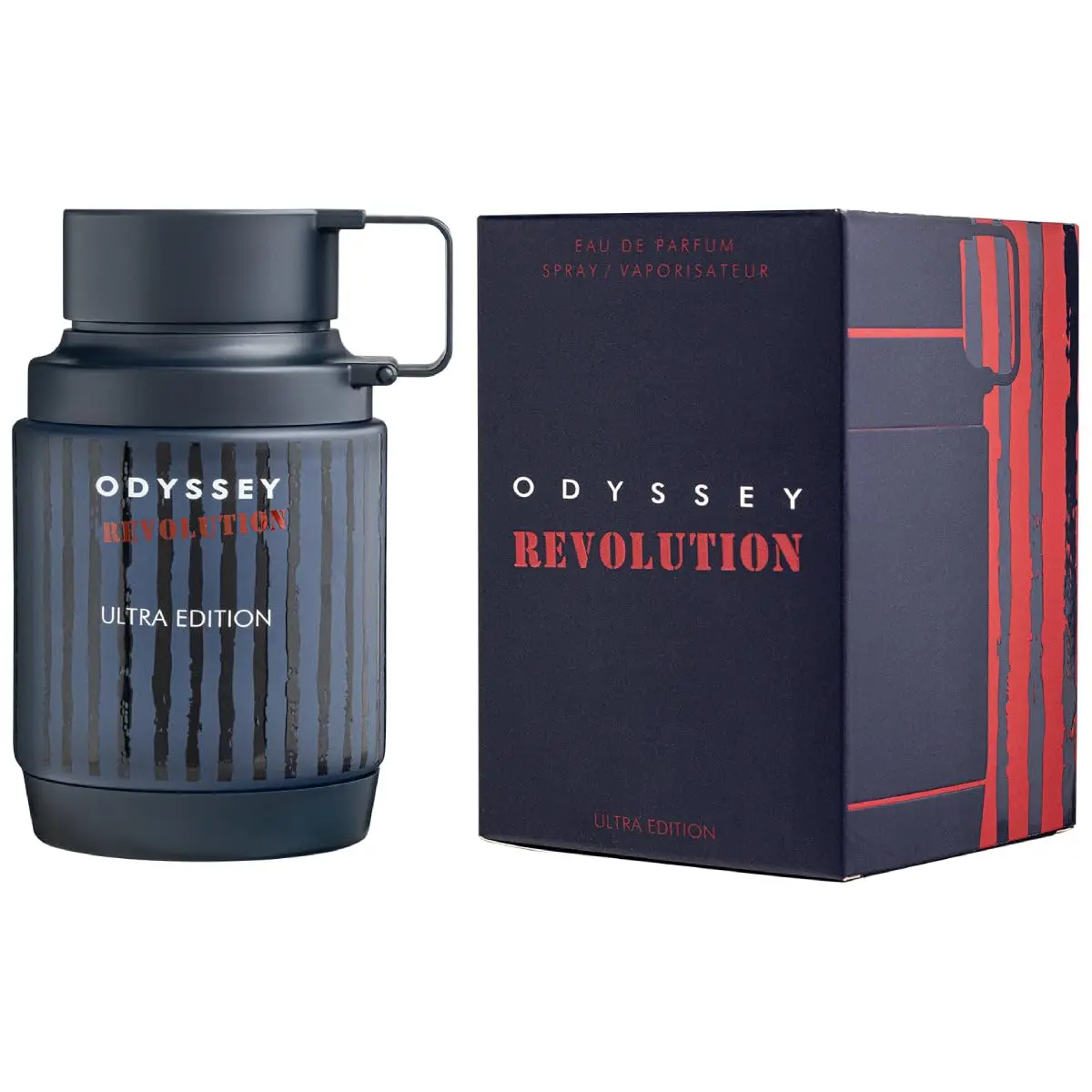 Armaf Odyssey Eau De Montagne & Revolution Ultra EDP 3.4oz - رائحة وودي فانيليا للجنسين، هدية عيد الميلاد تدوم طويلاً