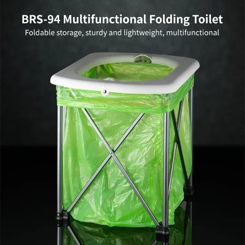 Brother BRS-94 Multi functional Folding Garbage Toilet Portable Travel Car Toilet Emergency Mobile Toilet