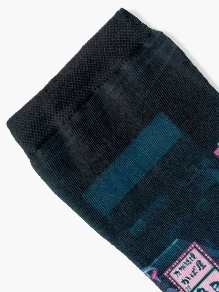 Tokyo - A Neon Wonderland Socks Argentina cycling warm winter heated Socks Ladies Men's