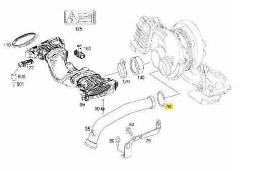 سيارة المطاط توربو ومحرك الاستراحة كمية مجموعة الختم السيارات بيستونز اكسسوارات السيارات مناسبة لمرسيدس بنز Om642 A6420940080 #2