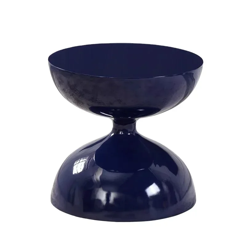 z Nordic Modern Side Stool round schwarzer rustic Wood Sanduhr Beistell table for Wohnzimmer Eisen furniture