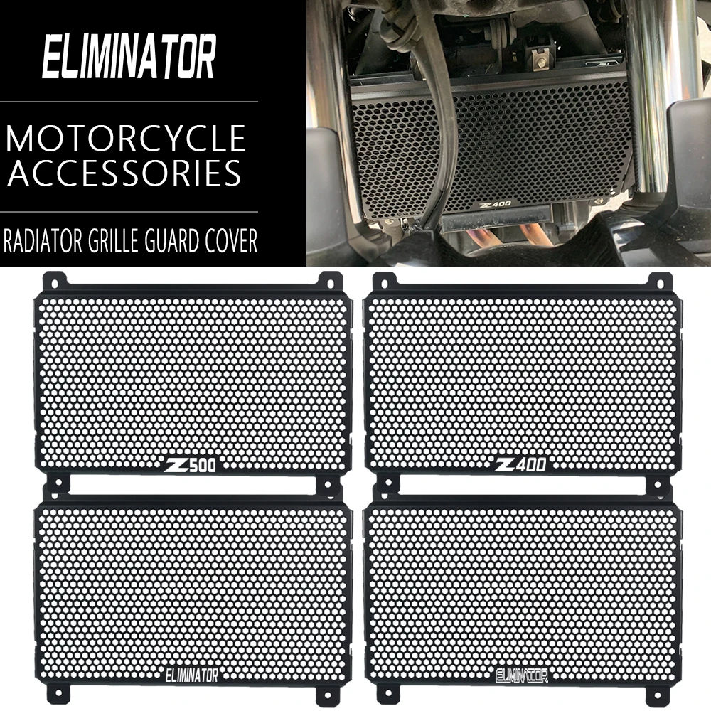 For Kawasaki Ninja 400 500 Eliminator Radiator Grille Guard 2018~2025 2024 2023 2022 2021Motorcycle Oil Cooling Cover 400 450 SE