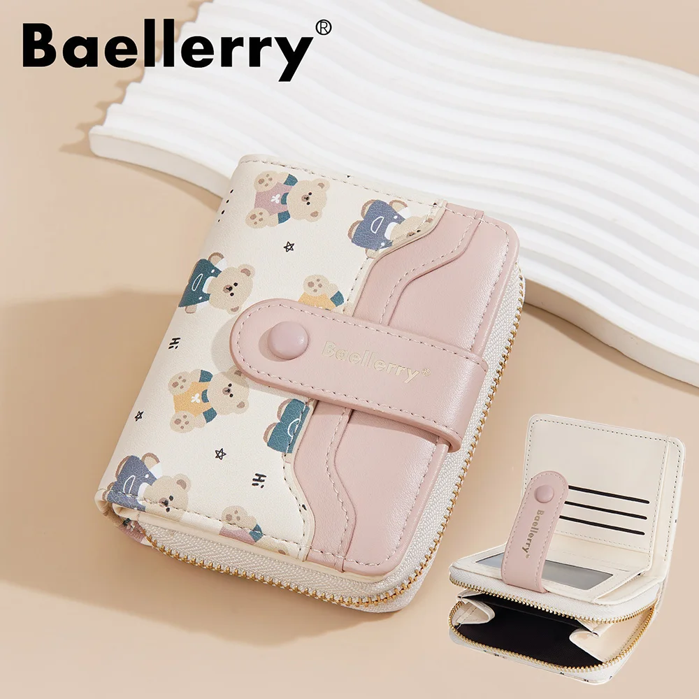 

Baellerry New Large Capacity Women Wallets High Quality Zipper Coin Pocket Brand Female Purses Card Holder Cute Wallet For Girls