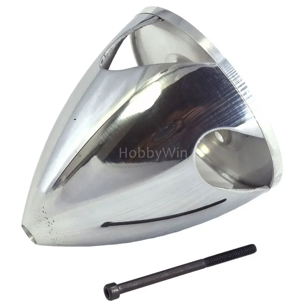 Spinner en aluminium 3,5 pouces /89mm pour moteur à essence DLE à arbre de 10mm, avion RC Warbird Sporter Trainer