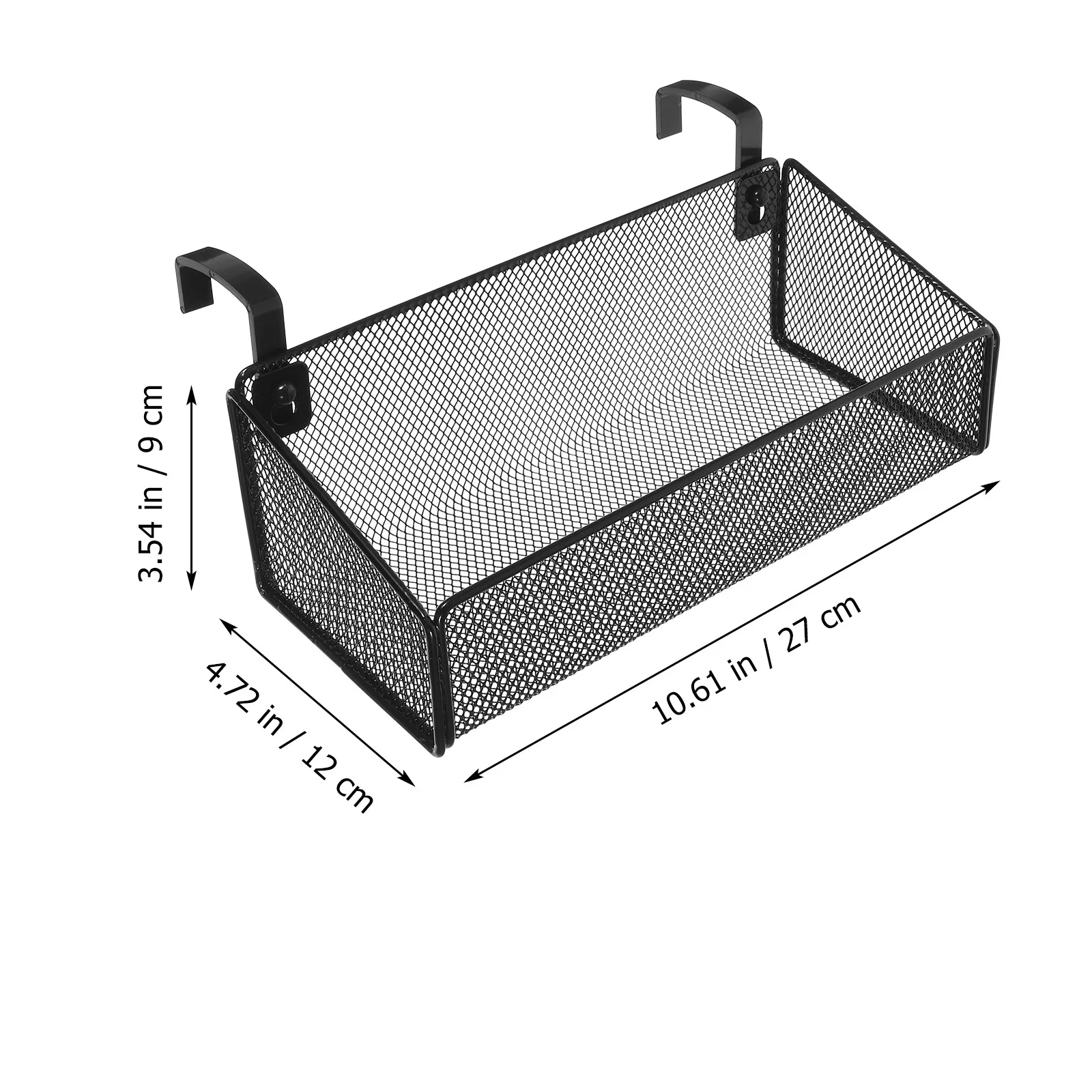

Bedside Hanging Storage Basket Metal Organizer For Dorm Home Office Iron Sundry Holder Mountable On Bed Rail Desk