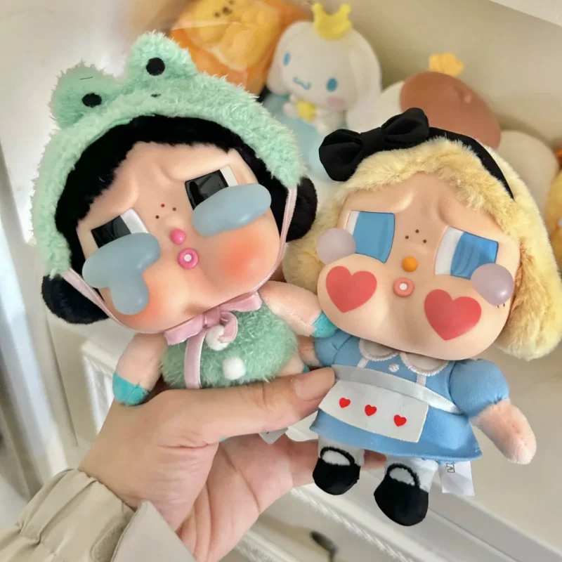 Kawaii Genuine Crybaby Crying Again Series Figures Vinyl Face Doll Toy Crybaby Animal Pendant  Doll Keychain Birthday Xmas Gift