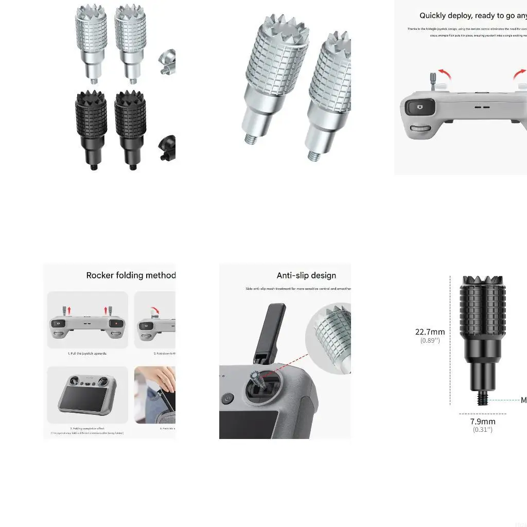 193A High Accuracy Thumb Rockers Sticks For FPV/ 2/3/ Quadcopter Controllers