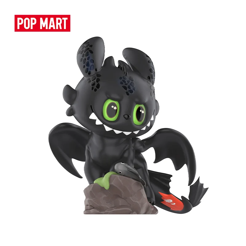 POP MART THE MONSTERS - How to Train Your Dragon 200% Figurine POPMART Action Figure Toothless Light Fury