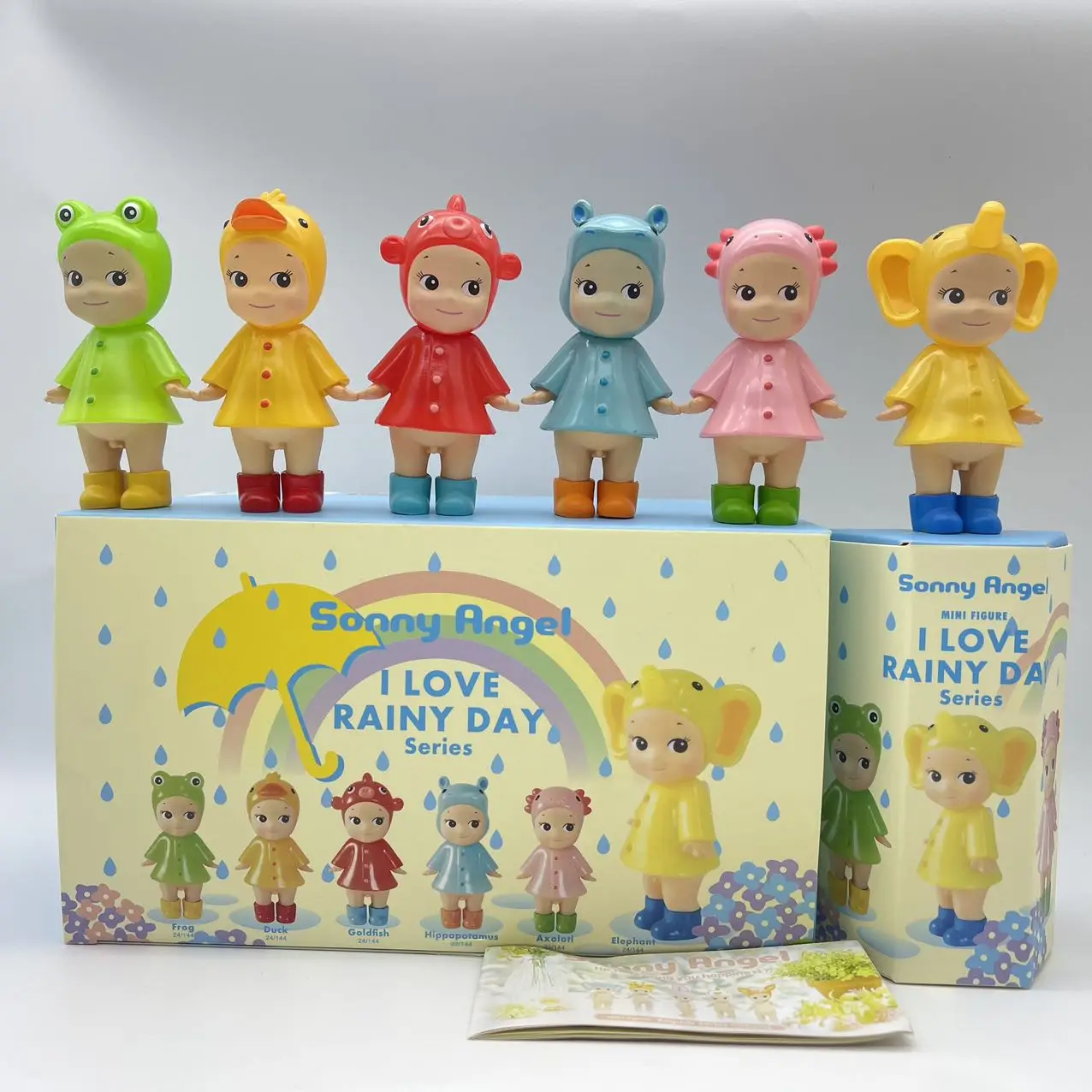 4-9 قطعة/صندوق أنا أحب يوم ممطر سلسلة نموذج لجسم صغير جمع الملاك رسالة الحب تحديث استمتع زهرة قبلة قبلة هدايا عيد الميلاد