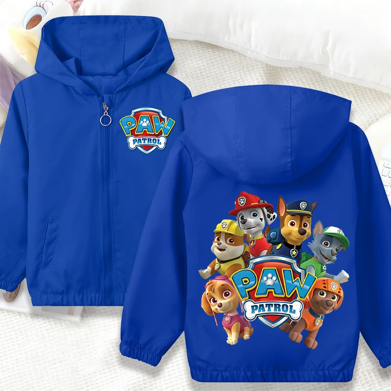 باو باترول الأطفال سترة واقية أنيمي تشيس سكاي مقنعين أبلى الكرتون سستة معاطف ربيع الخريف جاكيتات الاطفال الملابس هدية جديد